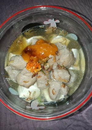 Foto resep Bakso sapi sederhana