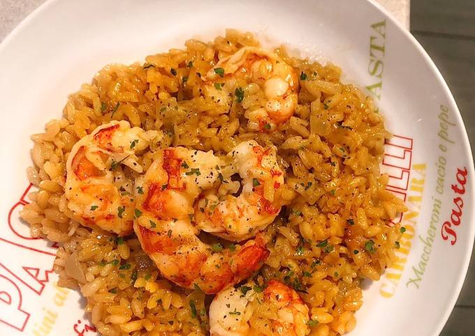 Risotto with Prawns
