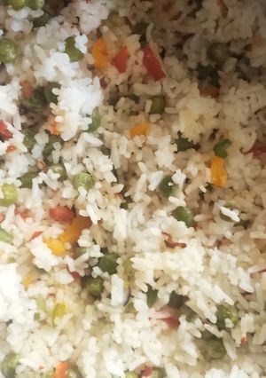 A picture of Vegetable rice.