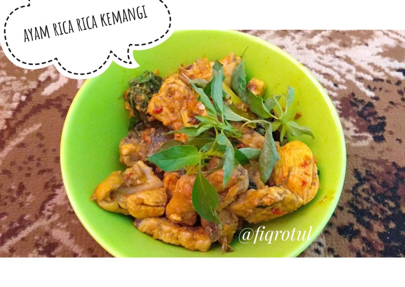 Ayam rica rica kemangi