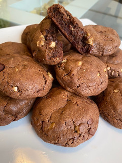 Una foto de Double Double chocolate chips cookies