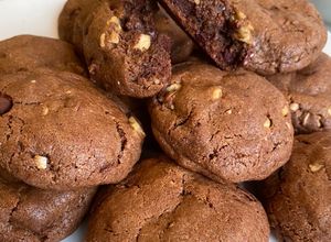 Una foto de Double Double chocolate chips cookies