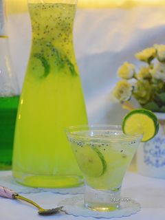 Foto resep Es Melon Jeruk Nipis