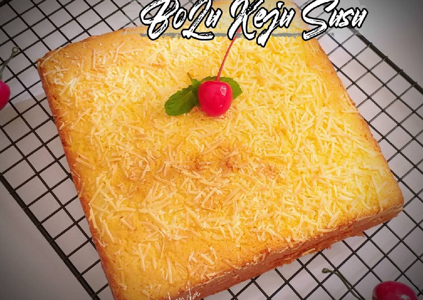 Bolu Keju Susu 3 telur irit