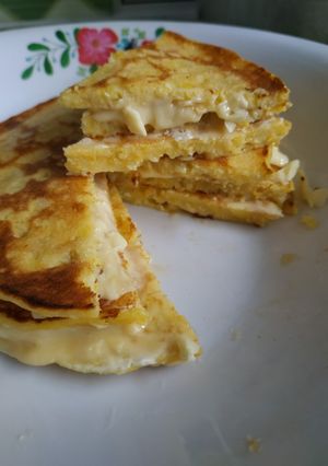 Foto resep Sweet corn pancake w/ oat n cheese
