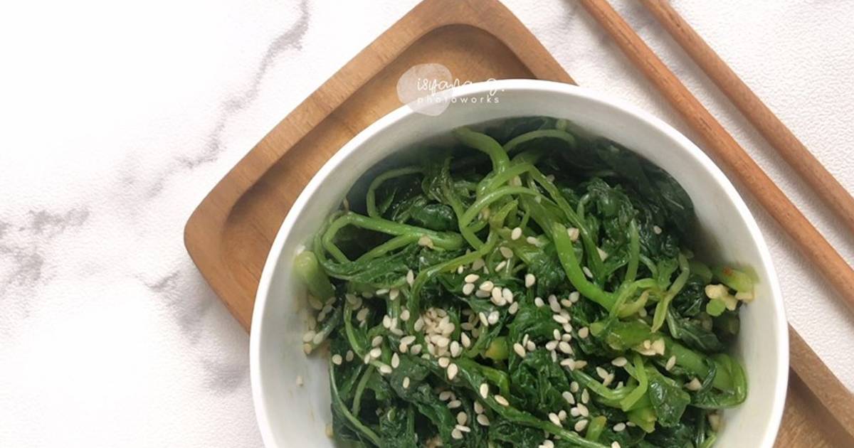 Resep Sigeumchi Namul Salad Bayam Korea oleh Isyana G. Cookpad