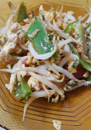 Foto resep Tumis tauge telur cabe gendot