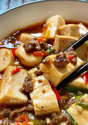 Foto resep Mapo Tofu (#PR_AsianFood)
