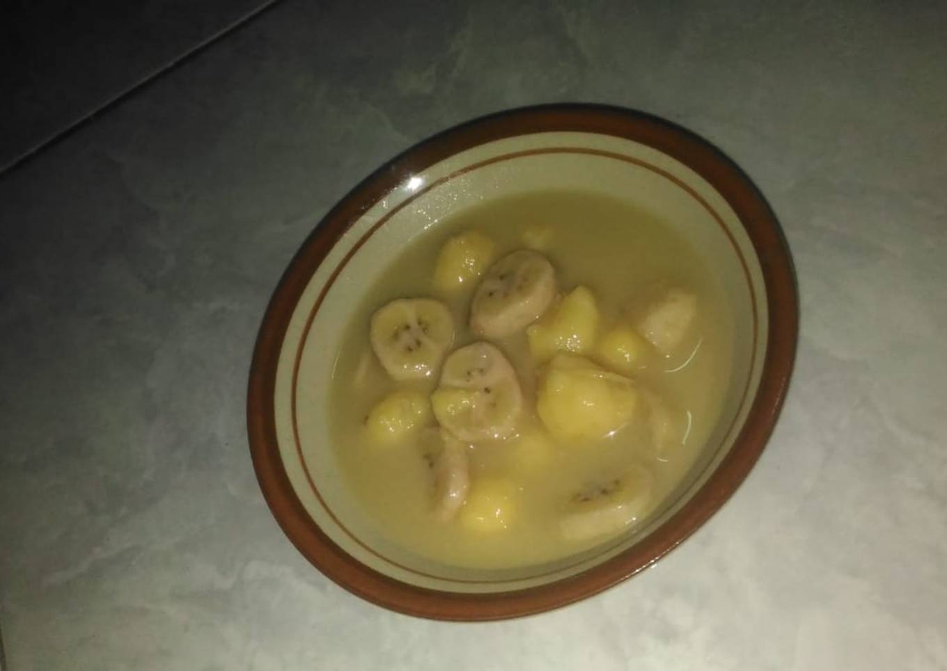 Kolak pisang bola-bola tape