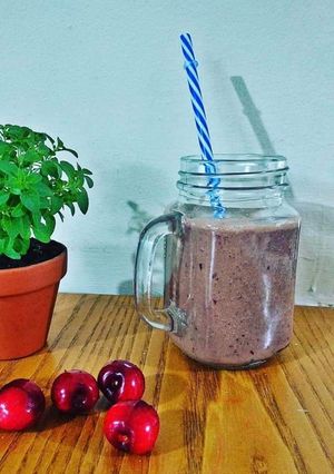 Φωτογραφία της συνταγής Σοκολατένιο Milkshake με Κεράσια 🥤🍒