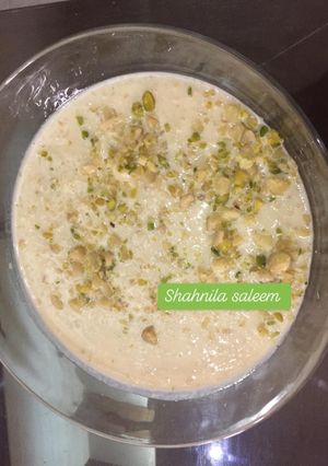 A picture of Zafrani kheer.