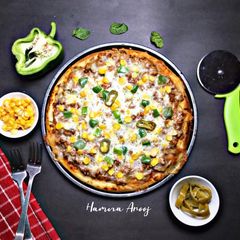 A picture of Tex-Mex Pizza.