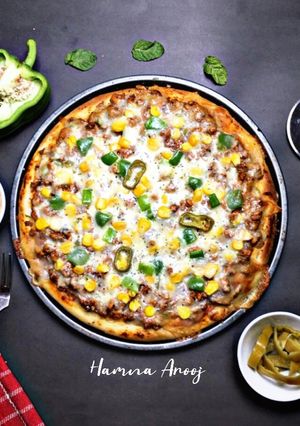 A picture of Tex-Mex Pizza.