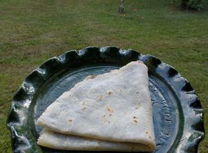Una foto de Tortilla de Yuca