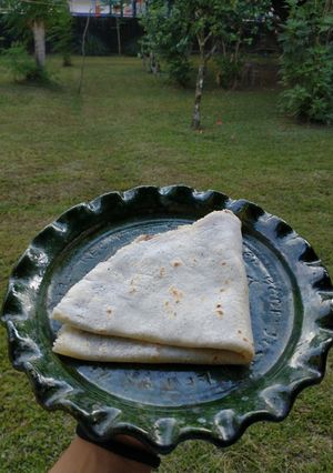 Una foto de Tortilla de Yuca