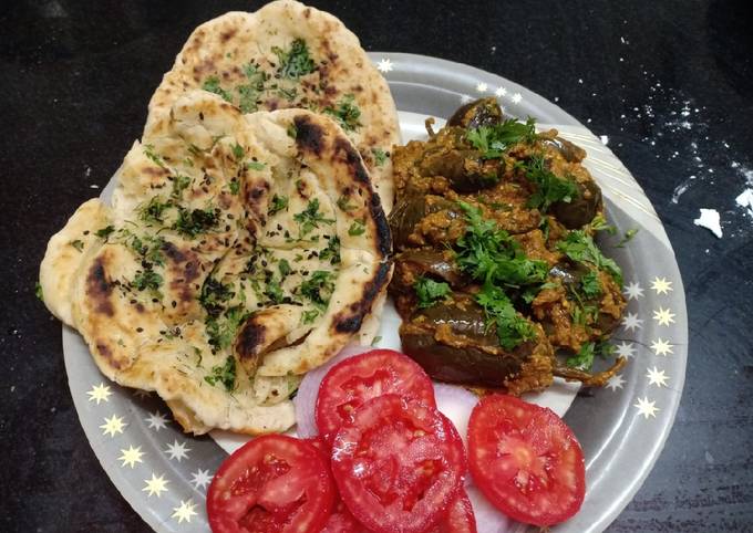 Step-by-Step Guide to Prepare Jamie Oliver Bharwa Baingan with Naan