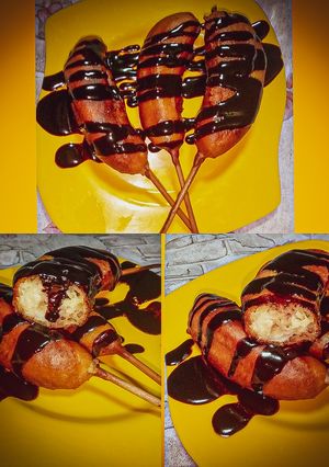 صورة لوصفة موز مقلي (Fried banana) بالشوكولاته