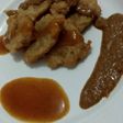 Mushroom cake crispy with curry saos (baso jamur crispy kuah kar
