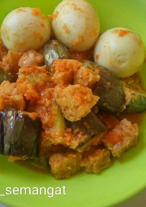 Foto resep Balado telur terung tempe