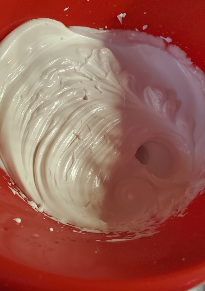 A picture of My Homemade Whipped Cream.