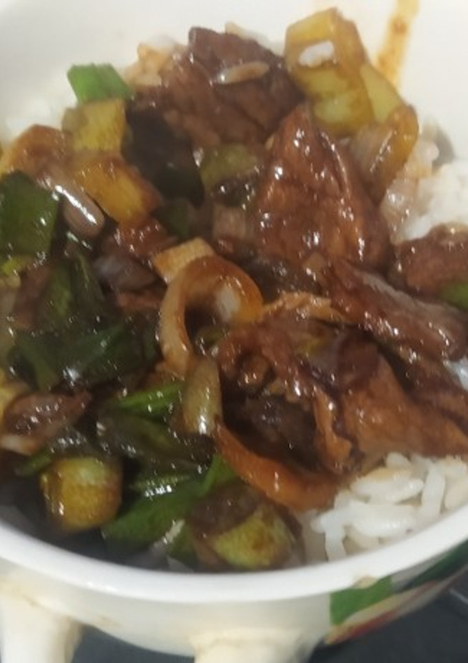Una foto de Chapsui de carne fácil y rápido