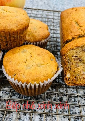 Hình của món Banana bread (bánh chuối nướng).