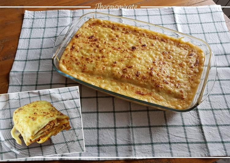 Lasaña a la boloñesa con Thermomix