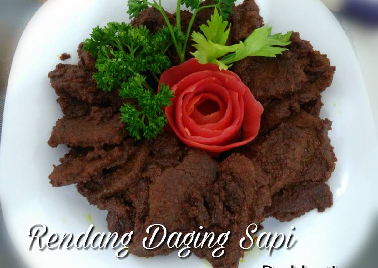 Cara Gampang Menyiapkan Rendang daging sapi yang Enak