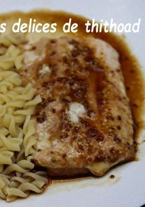 Une photo de Saumon mariné au miel