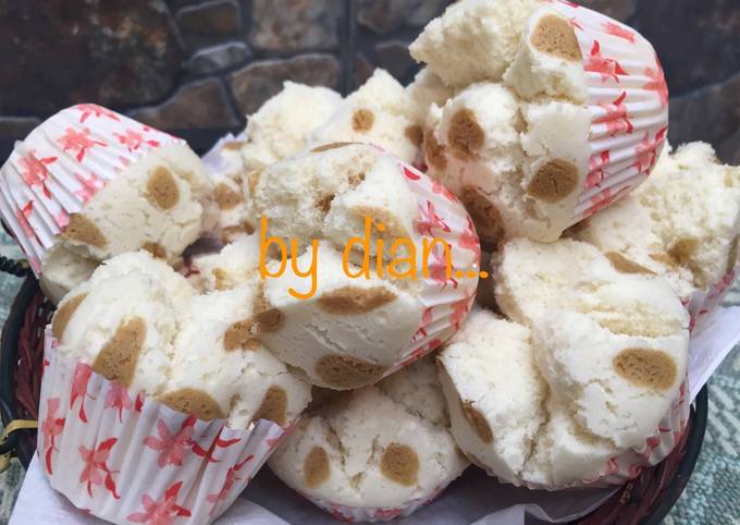 Cara Buat Bolu Kukus Polka Dot (tanpa Air Soda) Enak Terbaru