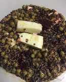 Ensalada de quinoa con guisantes