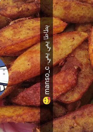 صورة لوصفة بطاطا بالبهارات