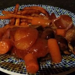 A picture of Brad's citrus chicken bake.