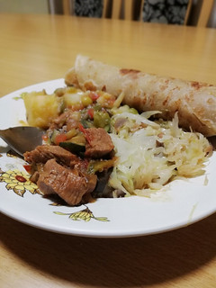A picture of Chapatti beef stew#4weekschallenge#charityrecipe.