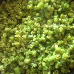 A picture of Green beans thoran.