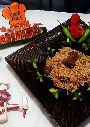 A picture of Beef Pulao.