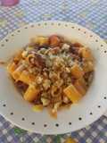 Pasta Arrabbiata con Guanciale