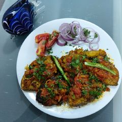 A picture of Lahori Fish masala.