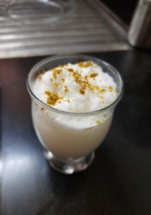 A picture of Jeera masala buttermilk.