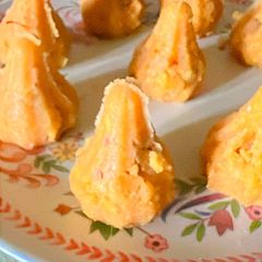 A picture of Instant motichoor Modak.