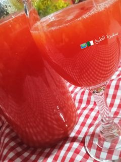 صورة لوصفة عصير الفراولة 🍓