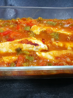 Una foto de Guisado de filetes de pavo 🦃