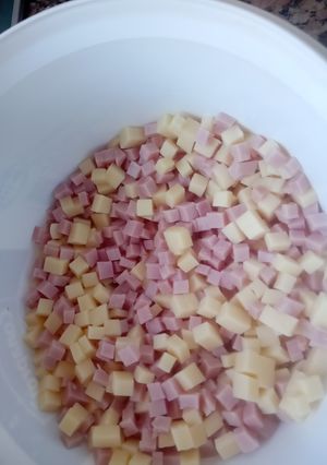 Una foto de Tarta de Jamón y queso de masa semi- integral