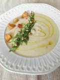 Crema de repollo con creme fraiche