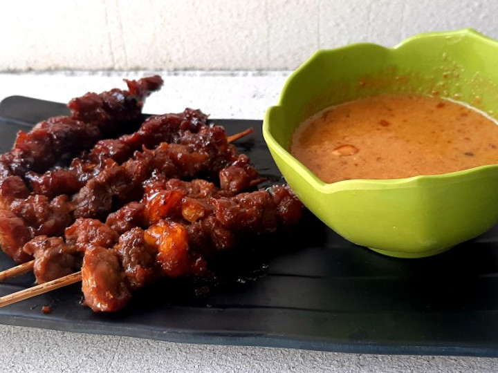 Ternyata begini loh! Resep praktis memasak Sate Sapi No Distancing  sempurna