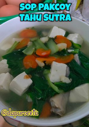 Foto resep Sop Pakcoy Tahu Sutra