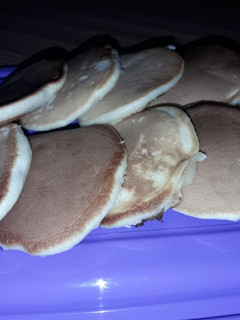 Una foto de Mini Hotcakes de manzana
