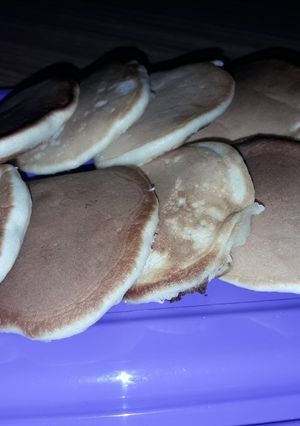 Una foto de Mini Hotcakes de manzana