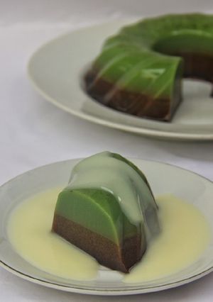 Foto resep Puding kopi green tea