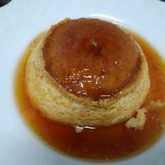 Una foto de Flan de huevo casero